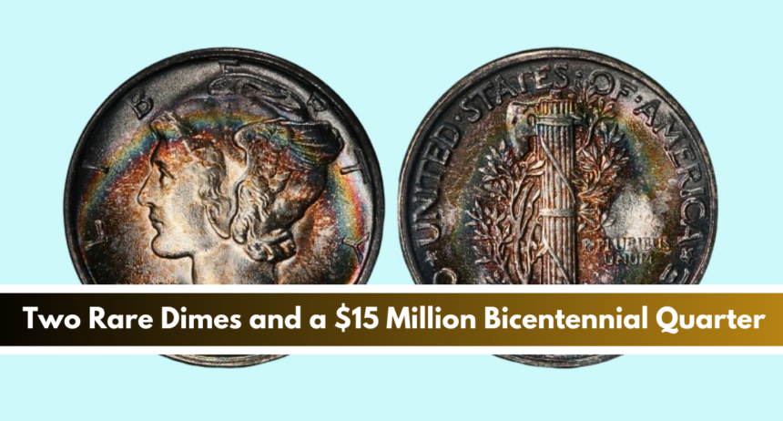 Two Rare Dimes and a $15 Million Bicentennial Quarter Still in Circulation: Are They in Your Pocket?